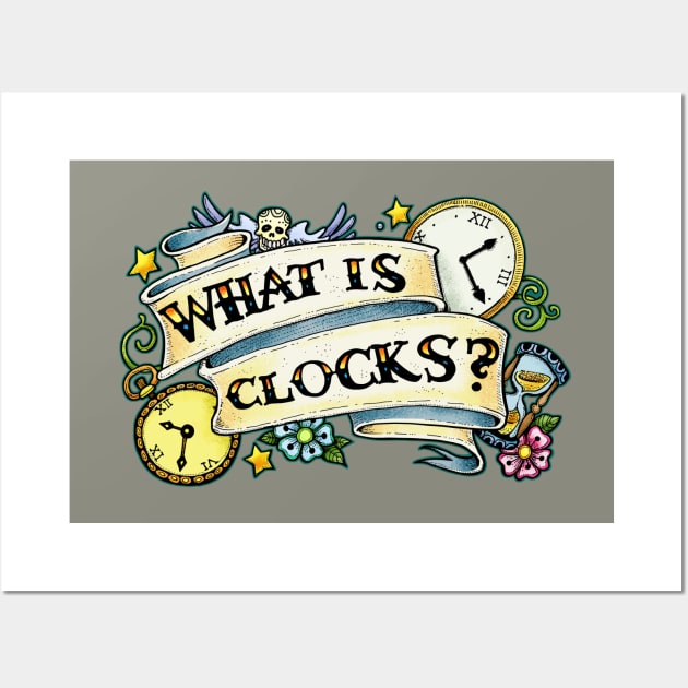 What is Clocks? Wall Art by Scrotes